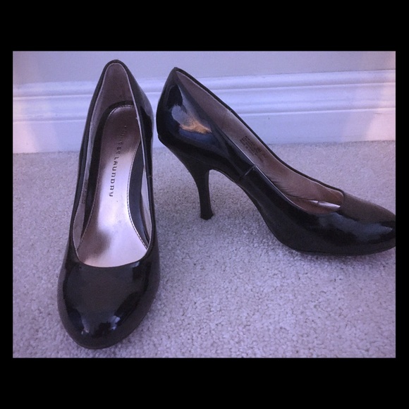 Chinese Laundry Black Patent Leather Heels