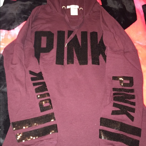 Pink bling varsity hoodie!