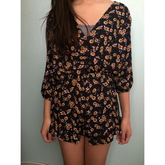 Sunflower romper