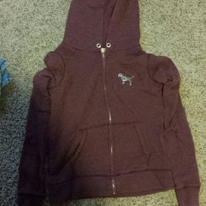 Maroon / Burgundy vs pink zip up