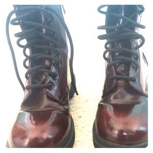 Burgundy Boots 😈 MAKE AN OFFER