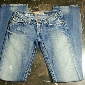 Big star sweet boot ultra low rise size 25L jeans
