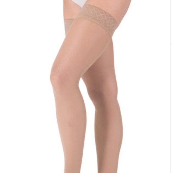 Black & Navy Mediven Compress. Hose & Thigh Highs.