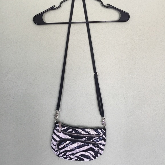 Pink zebra Crossbody