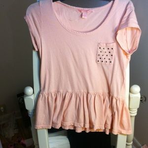 Pink frill shirt