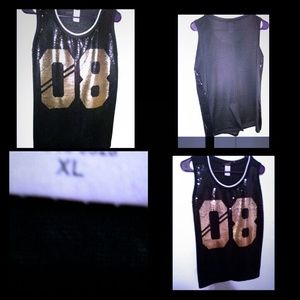 Black&Gold Sequined "Jersey"