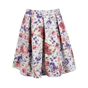 Floral Skater Skirt