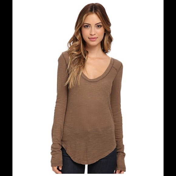Free People Tops - Free People Layering Me Long Sleeve Sz M