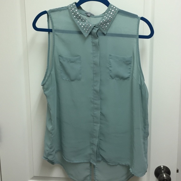 Charlotte Rousse sheer studed top