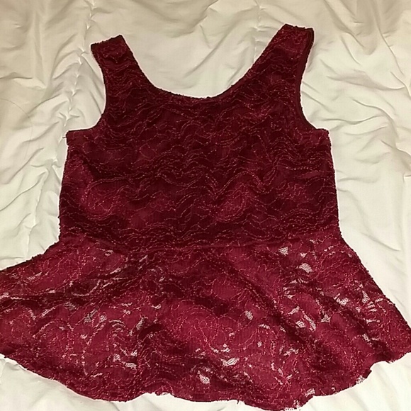 Peplum tank