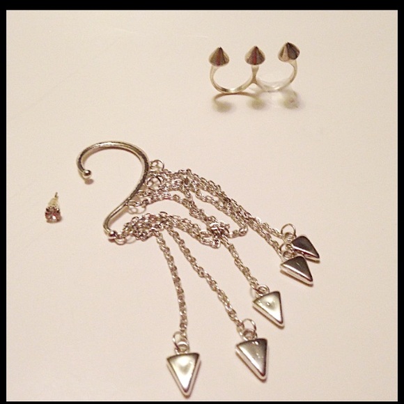 Spike 2 finger ring bundle - Picture 2 of 2