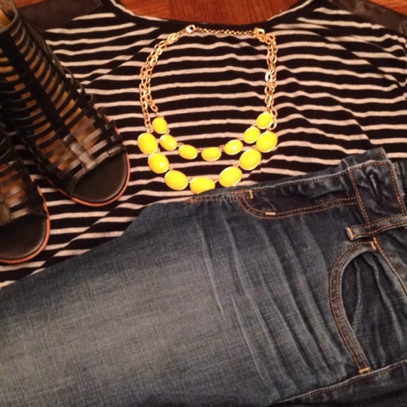 Yellow Statement Necklace