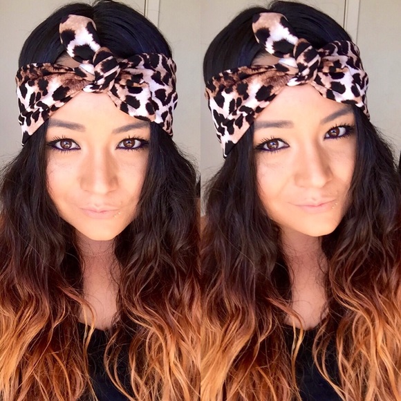 The tie side in leopard