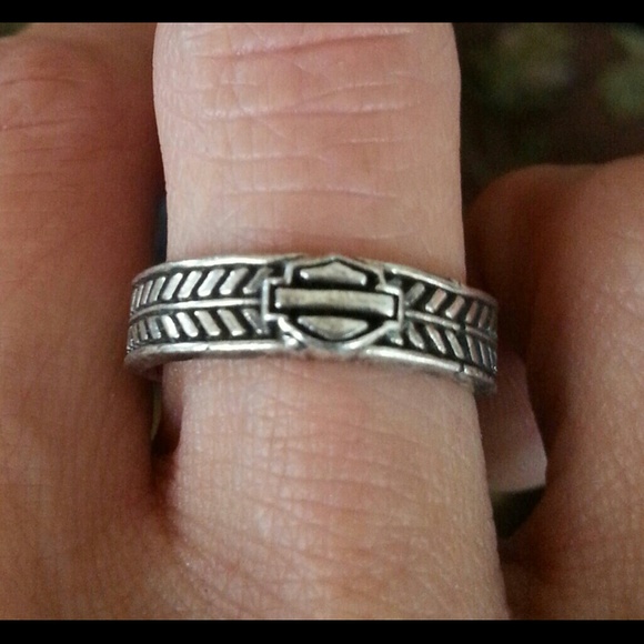 Harley Davidson MOD~.925 Silver Spinner Ring,NWT 6