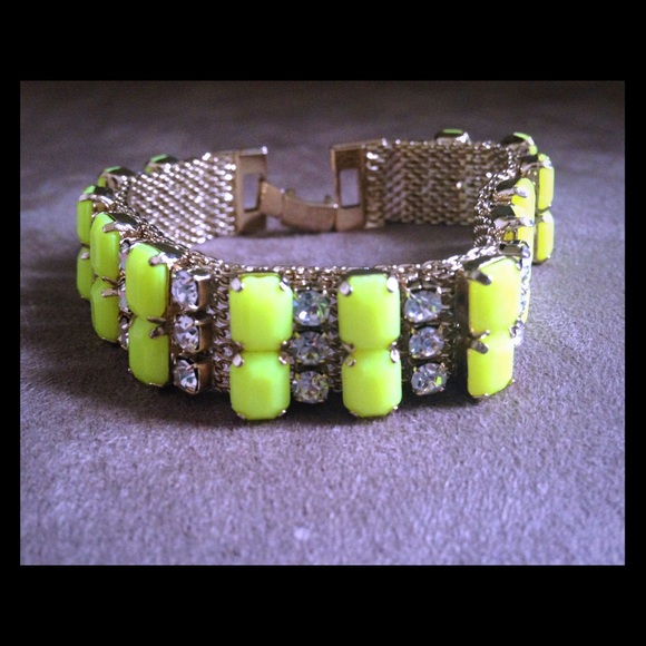 Neon J.Crew--style bracelet. Make a statement!!!