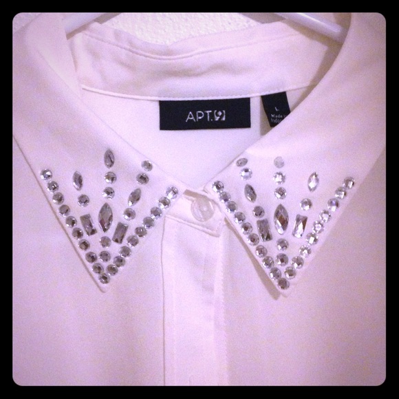 White Long Sleeved Button Down