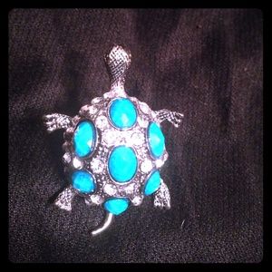 Silver Turtle Ring
