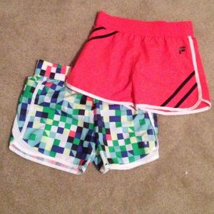 Fila running shorts