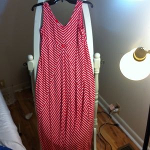 Maternity maxi dress