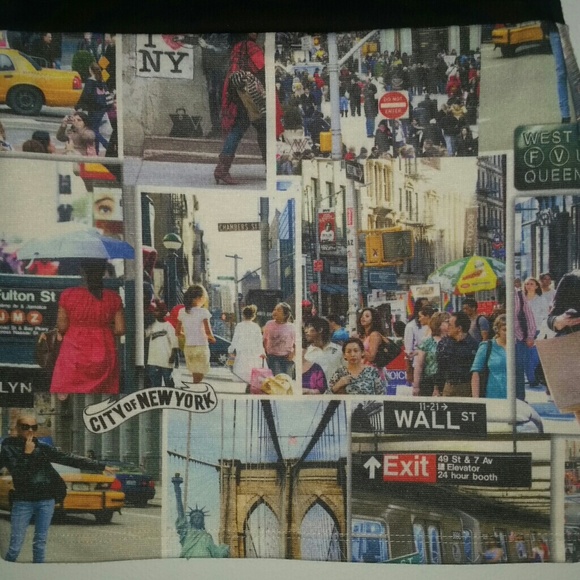 SOLD IN BUNDLE-New York Graphic Mini Bodycon Skirt - Picture 4 of 4