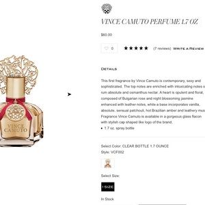 Vince Camuto perfume!!!