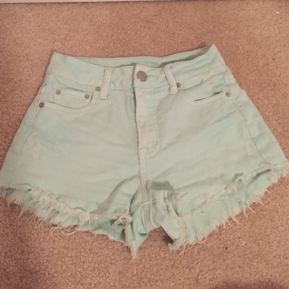 AE green high waisted