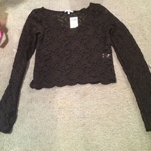 Lace crop top