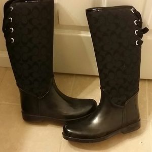 Coach Tristee Rainboots size 10