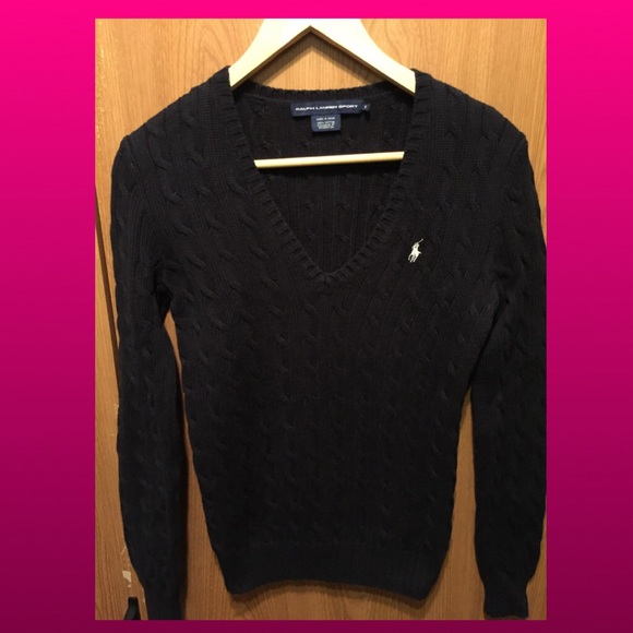 Polo Ralph Lauren Knit Black Sweater