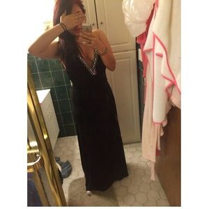 All Black Classy Prom Dress