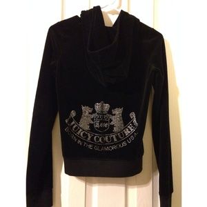 Girls Black Juicy Couture Jacket