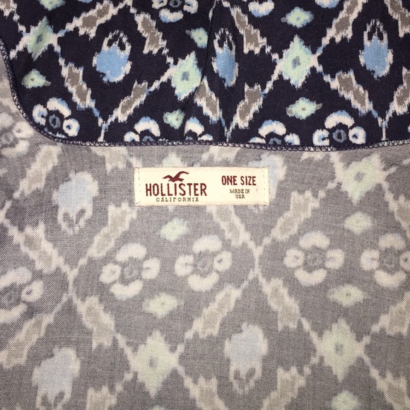 Blue pattern kimono - Picture 4 of 4