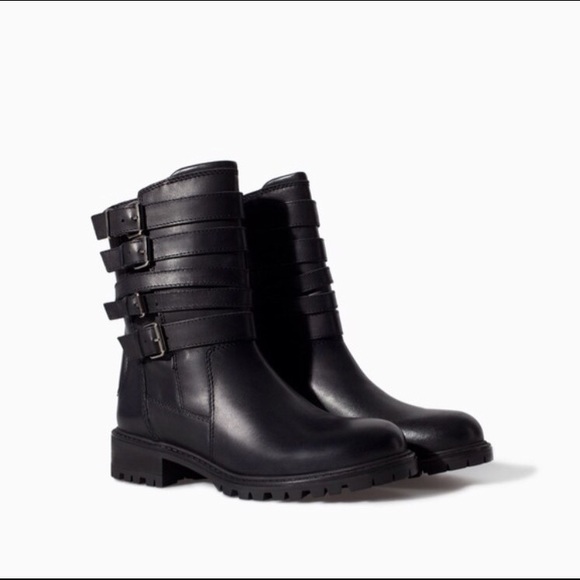 Zara Black Booties