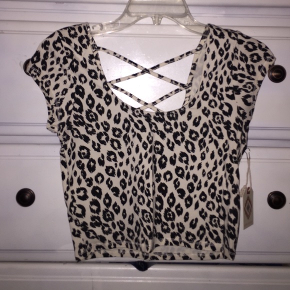 Animal print crop top - Picture 1 of 4