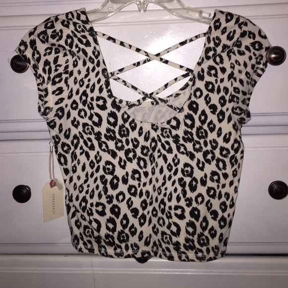 Animal print crop top - Picture 2 of 4