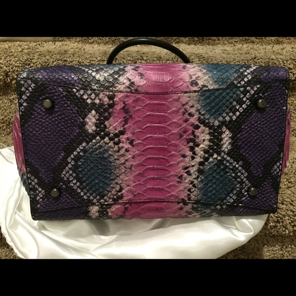 Coach Carryall Python $650 - Picture 2 of 4
