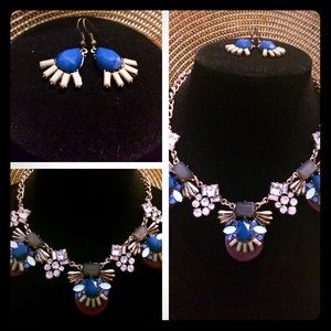 Vintage purple and Teal Set