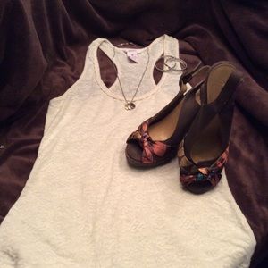 Candies razorback tank top