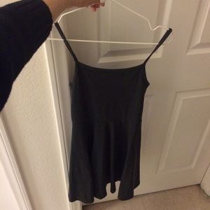 Dark Grey Strappy Day Dress