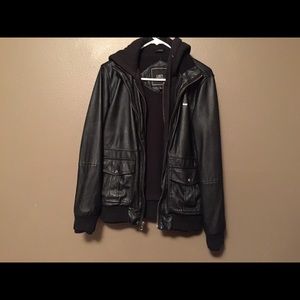 Obey leather jacket