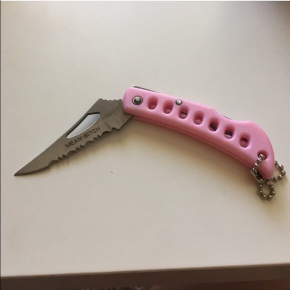 Mean bitch pocket knife