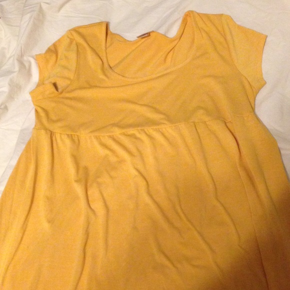 Mossimo mustard tshirt dress