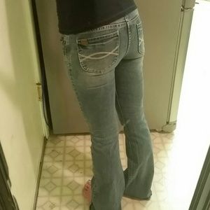 abercrombie bootcut jeans