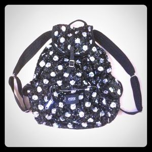 VS PINK sequin polka dot backpack