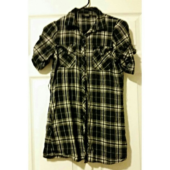 Flannel top -long