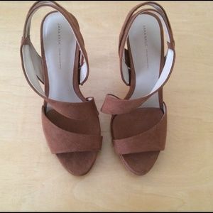 Zara brown heels