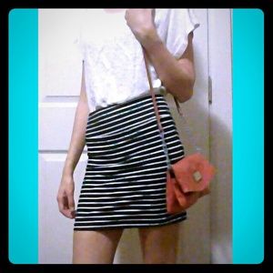 Bodycon striped skirt