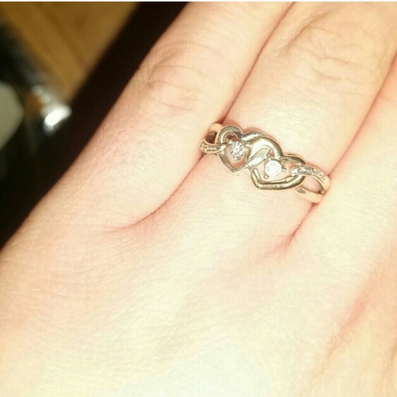 Tiny diamond Promise ring. #repost#