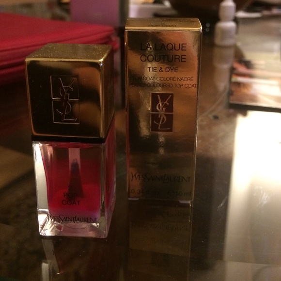 YSL Yves Saint Laurent nail polish pop coat #2