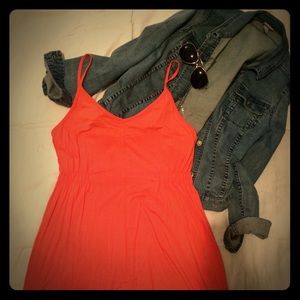 Coral peach maternity maxi 2 day sale only!